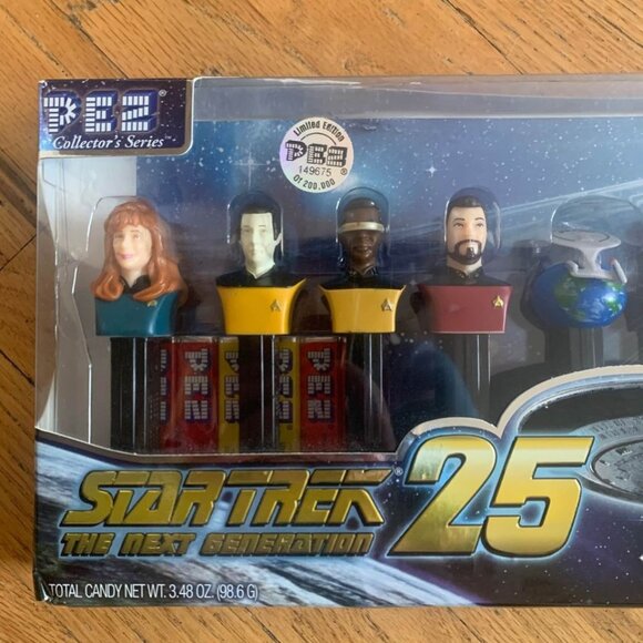 PEZ Star Trek The Next Generation 25 Collector's Edition 8 Characters - Picture 2 of 6
